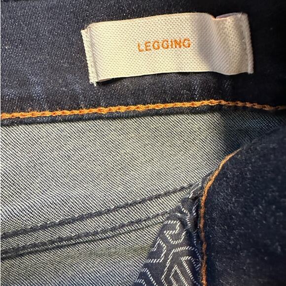 NWT Tory Burch Jeans Skinny Legging Dark Wash Size 26 - Picture 6 of 11